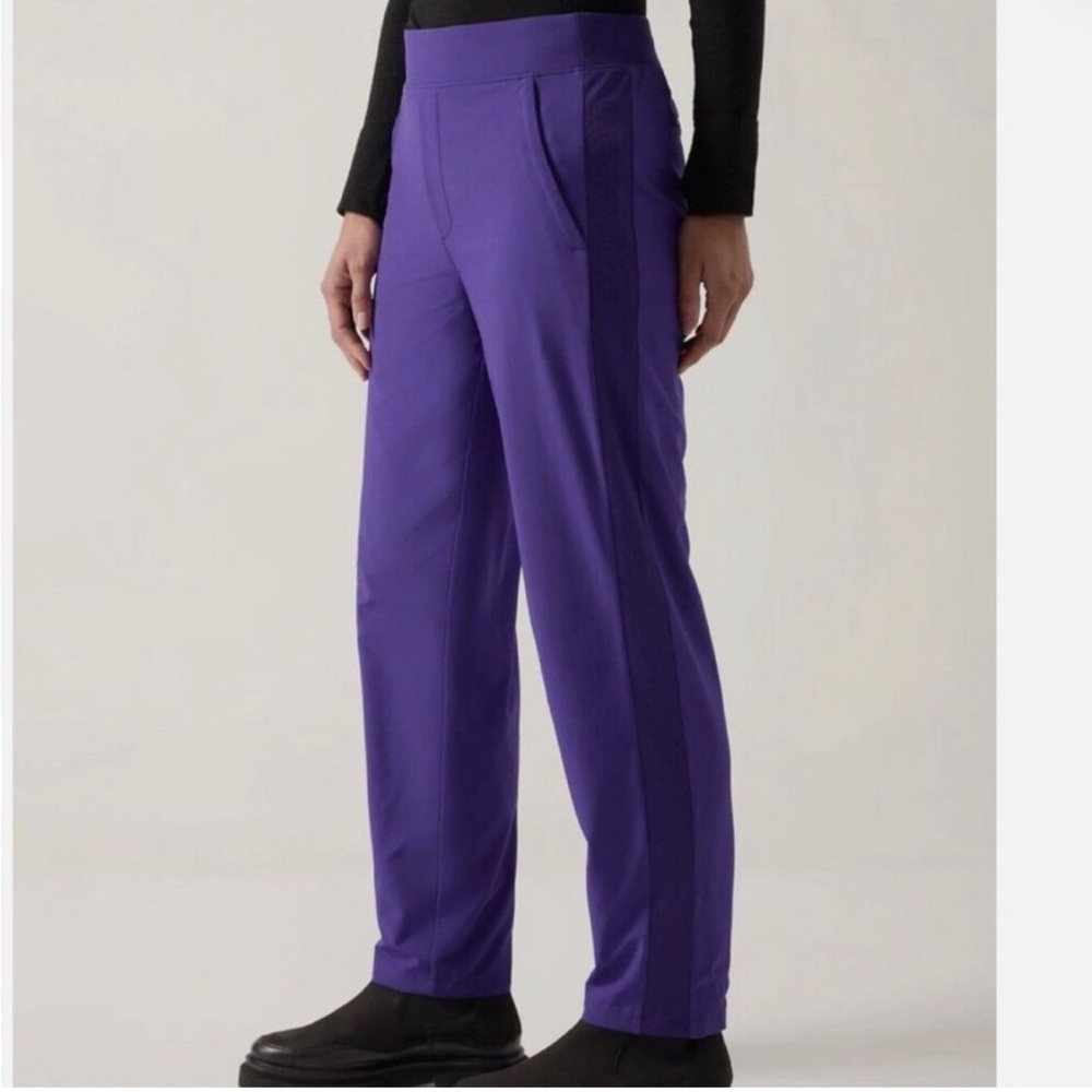 NWT Athleta Brooklyn Lined Pants - Purple - Sz 8T